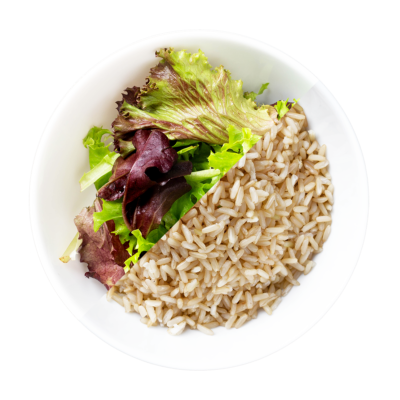 Half Rice Half Salad Base